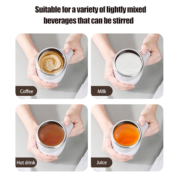 Magic Stir™ Portable self-stirring cup
